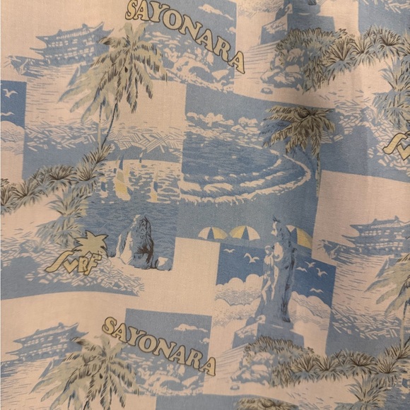 AllSaints Surfer Scenic Print Short Sleeve Button-Down - Picture 3 of 4